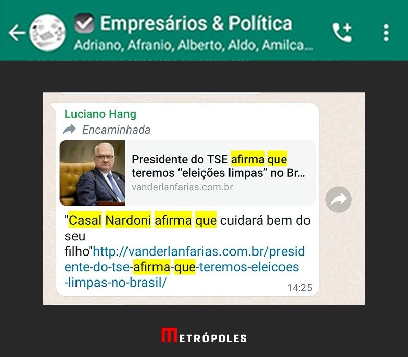 Luciano Hang WhatsApp
