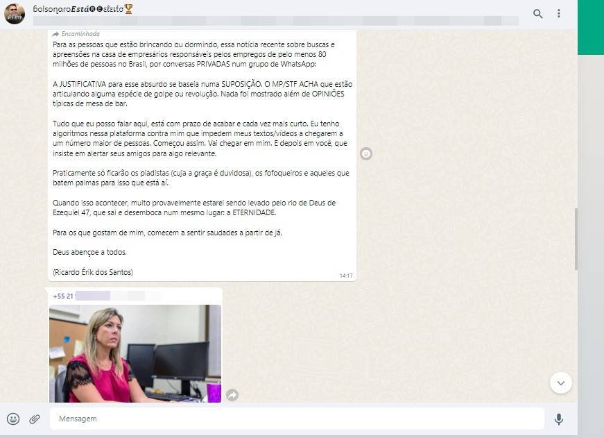 Opera&ccedil;&atilde;o contra empres&aacute;rios que falaram em golpe assusta bolsonaristas