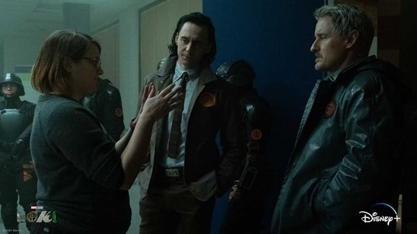 Cena da série de super-herói Loki, da Marvel