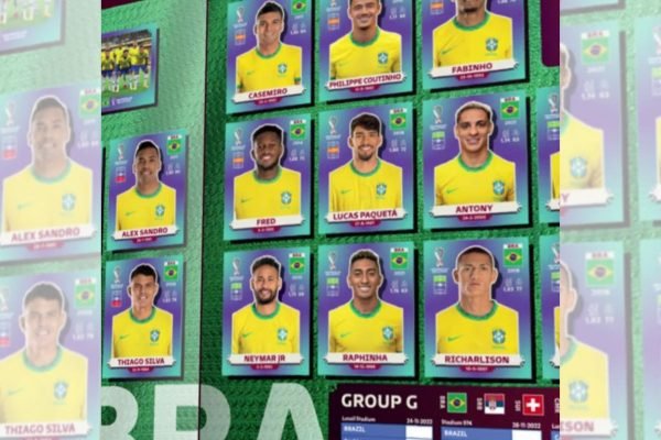 Figurinha rara de Neymar no álbum da Copa é vendida por R$ 9 mil
