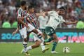 Foto colorida do jogo entre Fluminense x Palmeiras