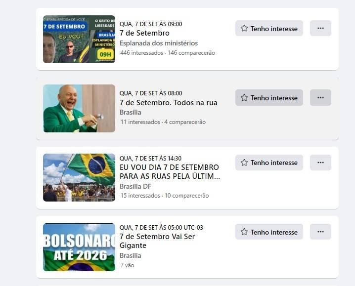 protestos 7 de setembro