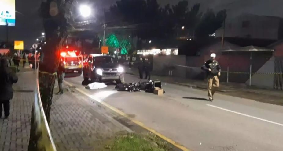 O acidente aconteceu na Rua Paulo Setúbal