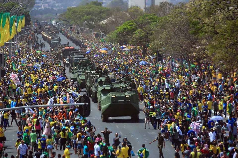 Brasília df brasil 07 de setembro de 2022 desfile do dia da