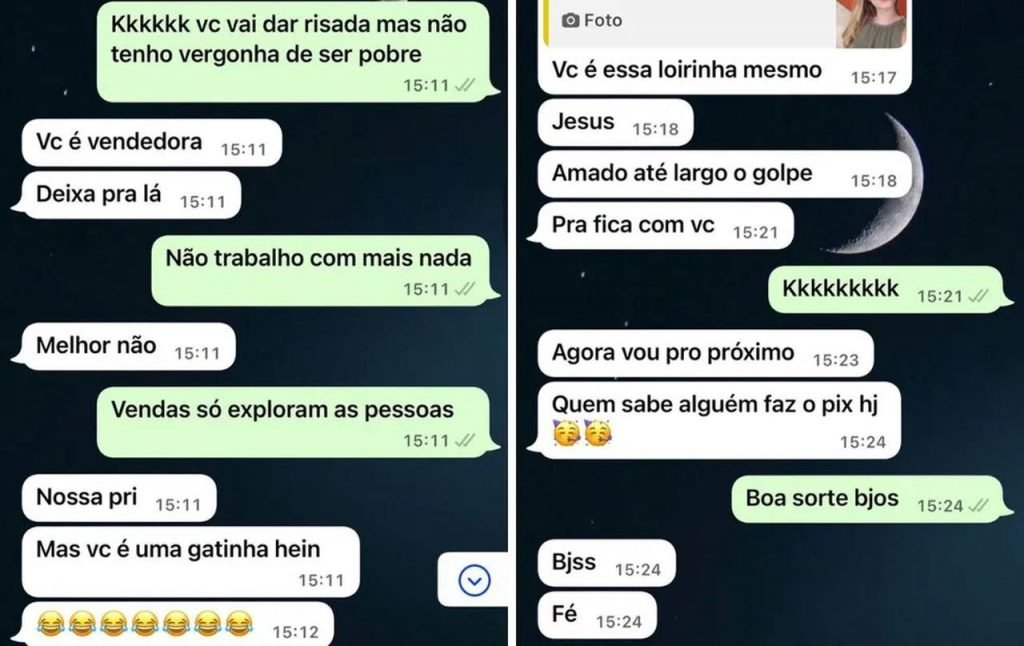 Golpista se apaixona por vítima, pix