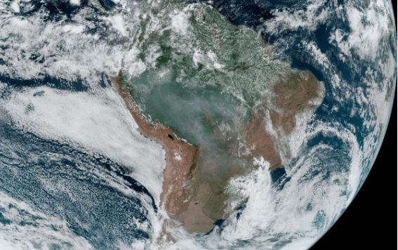 fumaça da amazônia chega ao sudeste do país