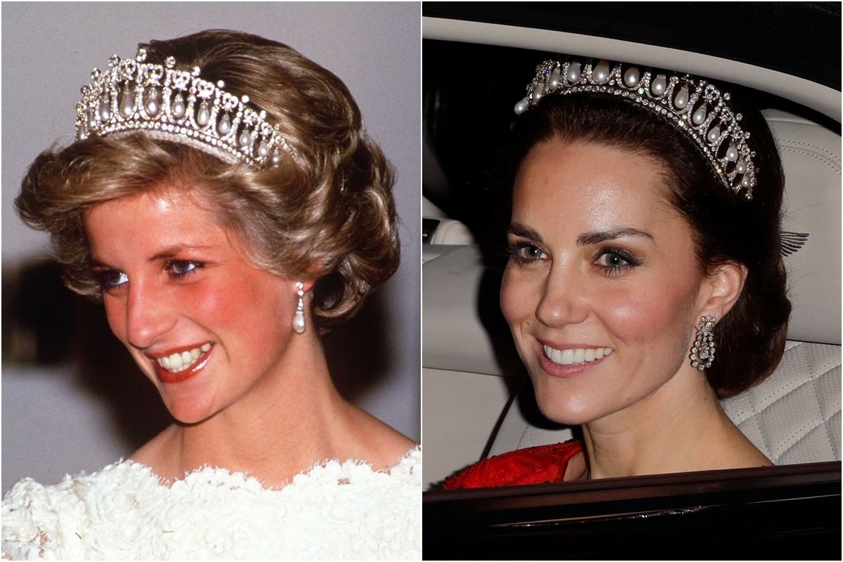 Princesa Diana e Kate Middleton
