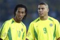 Ronaldinho Gaúcho e Ronaldo Fenômeno na Copa de 2002