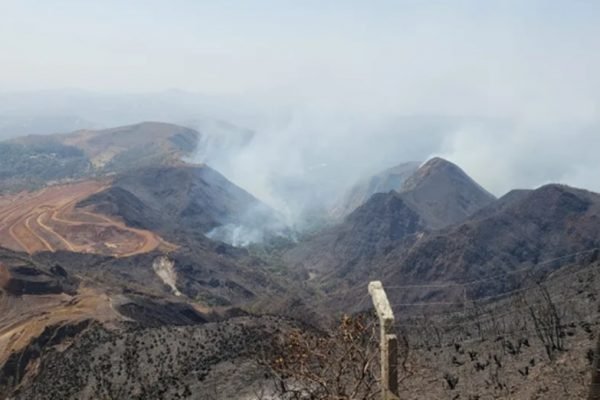 Incendio na Serra do Curral