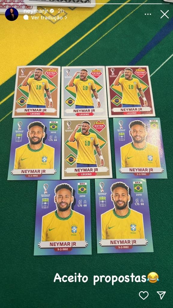 Figurinha Mbappé Legend Extra Prata Copa 2022 Original