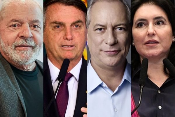 Lula, Bolsonaro, Ciro e Tebet (Reprodução/Montagem Metrópoles)