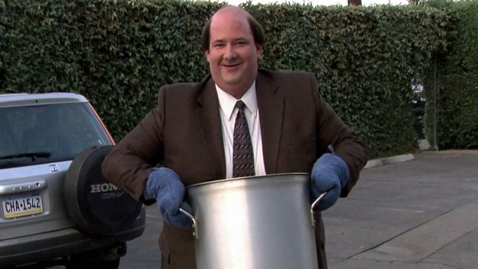 Funko Pop! The Office: Kevin Malone With Chili – Vinyl Bobblehead Figure #874