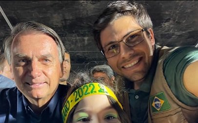 Jair Bolsonaro e José Medeiros Nicolau, o Zezeco