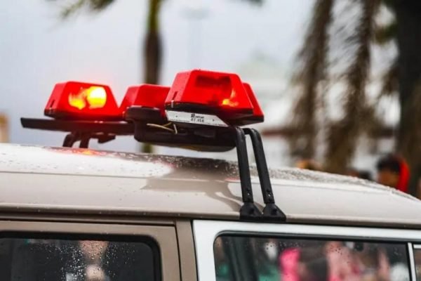 Imagem colorida que mostra sirene policial menina estuprada - Metrópoles