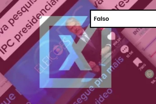 Imagem colorida de postagem falsa sobre Ipec