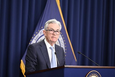 Chair Powell participates in the Federal Open Market Committee (FOMC) press conference on June 15, 2022.