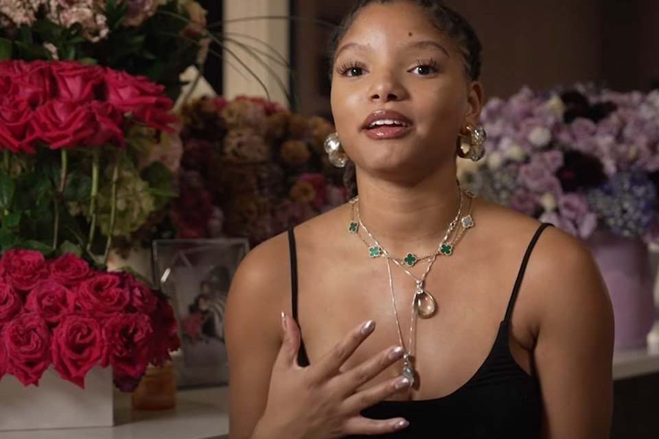 Halle Bailey se emociona em entrevista com dubladora brasileira