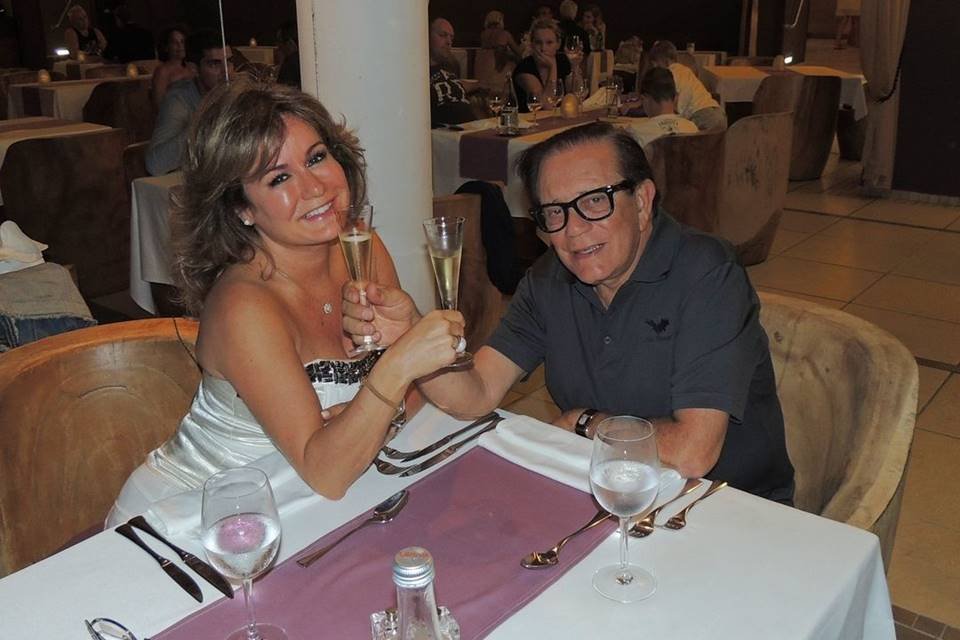 Suzy Camacho e Farid Curi