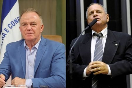 Renato Casagrande e Carlos Manato, candidatos ao governo do Espírito Santo - Metrópoles