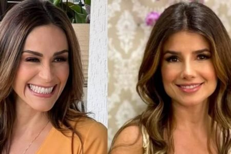 Foto colorida de Paula Fernandes e Nadja Haddad -Metrópoles