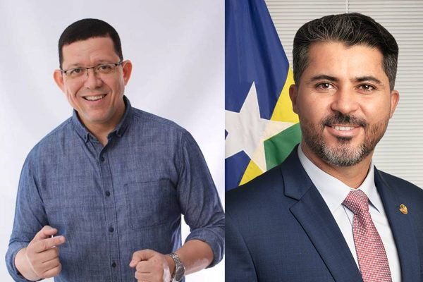 Coronel Marcos Rocha e Marcos Rogério, candidatos ao governo de Rondônia