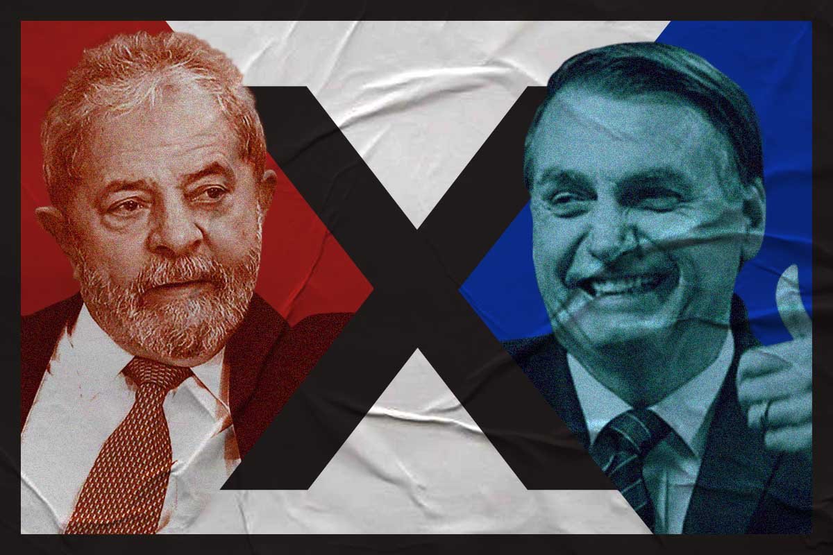 Pesquisa Ipespe mostra empate técnico entre Lula e Bolsonaro nas