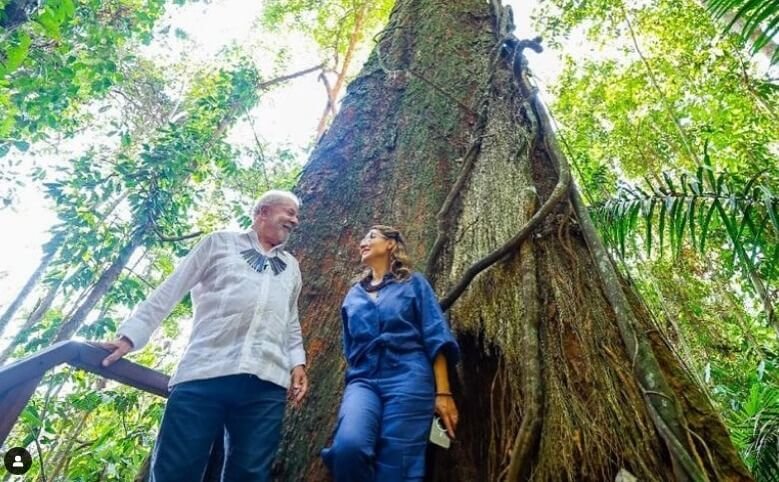 Lula e a esposa, Janja