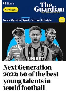 Next Generation 2022: 60 of the best young talents in world