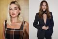 Montagem com fotos de Margot Robbie e Cara Delevingne