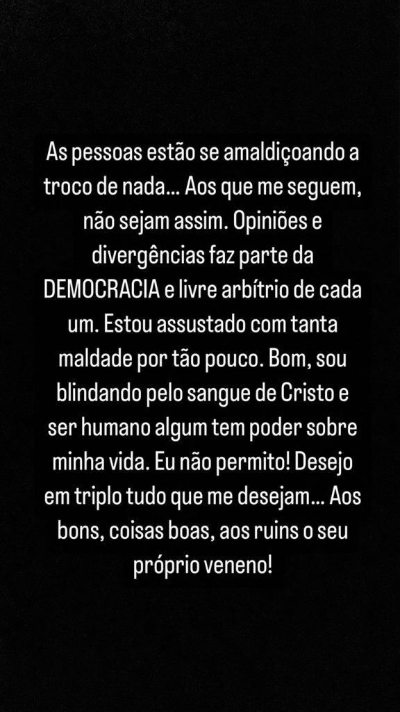 Imagem dos Stories de Carlinhos Maia
