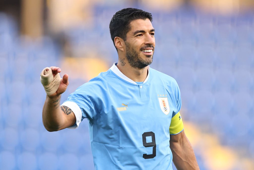 Luis Suárez atuando pelo Uruguai - Metrópoles