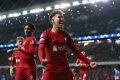 Firmino comemorando gol pelo Liverpool - Metrópoles