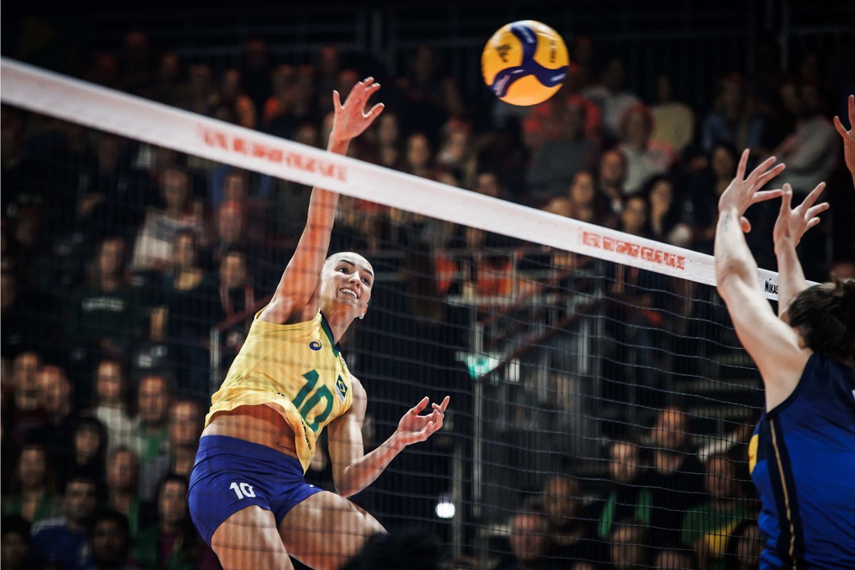 Brasil vence Bélgica de virada pelo Campeonato Mundial de Vôlei feminino -  Jogada - Diário do Nordeste