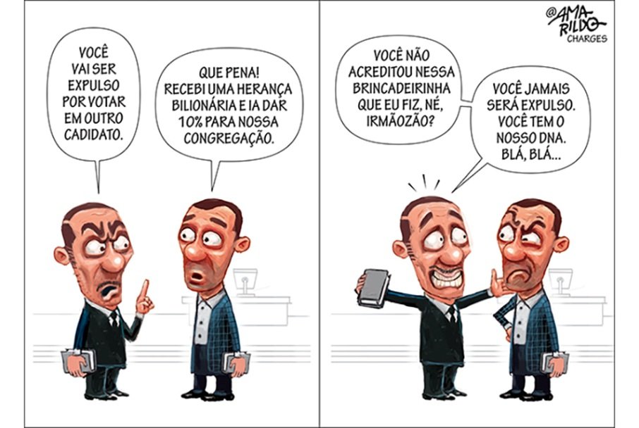 Charge do Amarildo | Metrópoles