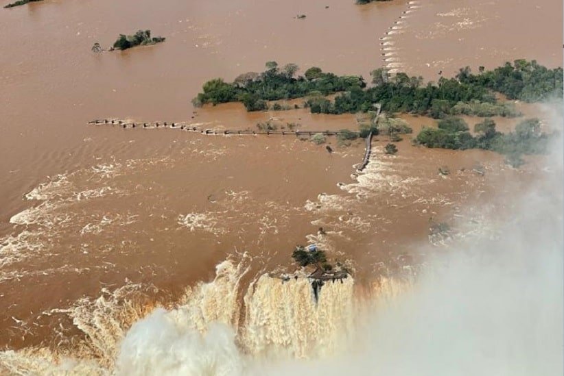 Primeiro Vídeo: Vazão das Cataratas do Iguaçu 5 vezes acima da média n