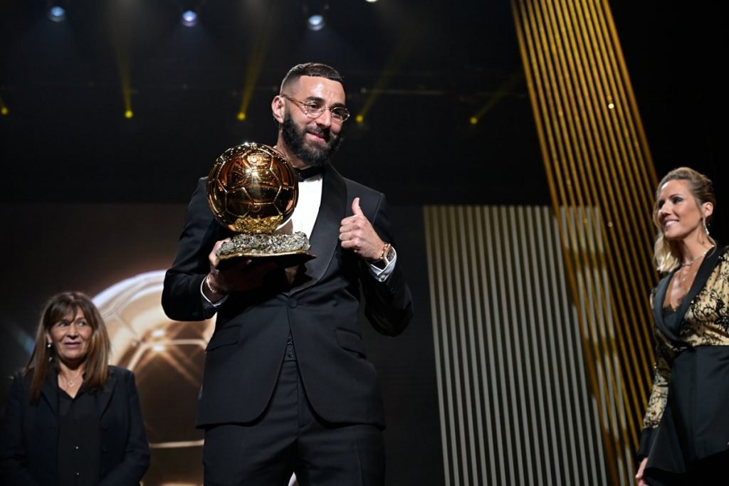 Bola de Ouro 2022: Benzema é melhor jogador do mundo