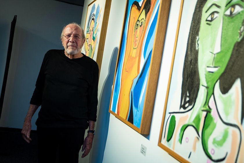 Coquetel marca lançamento da exposição de arte de José Maciel