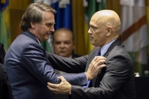 Bolsonaro e Alexandre de Moraes Daniel Silveira diverge