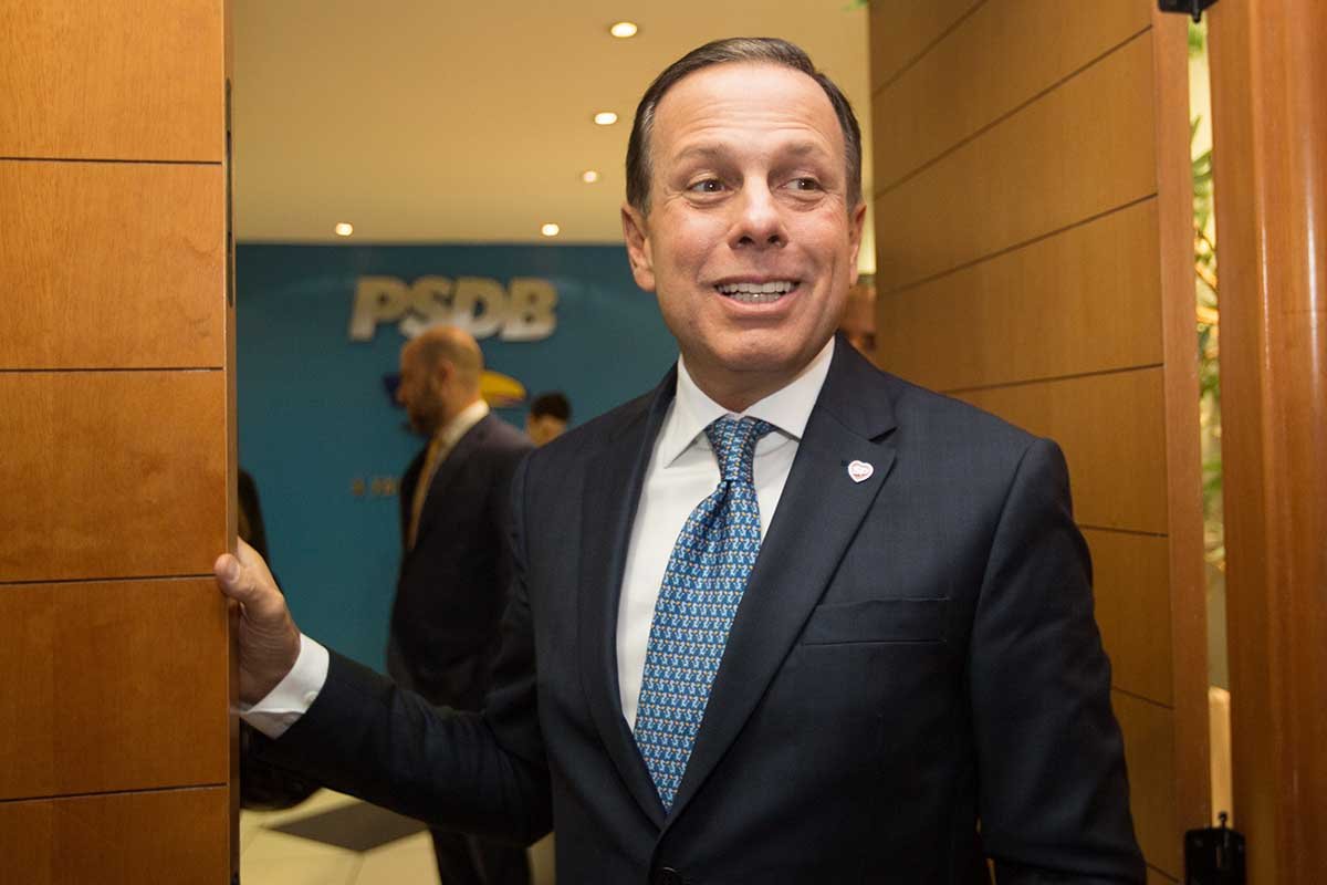 Doria fala em 'meu PSDB', diz que sigla mudará e prega aliança com