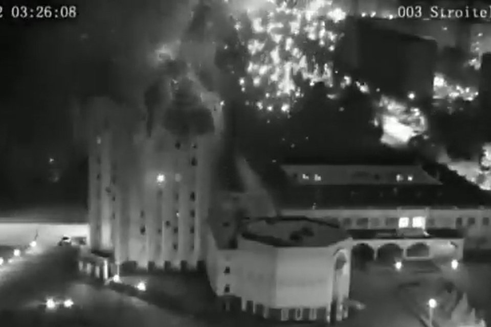 Explosão em Enerhodar, na Ucrânia