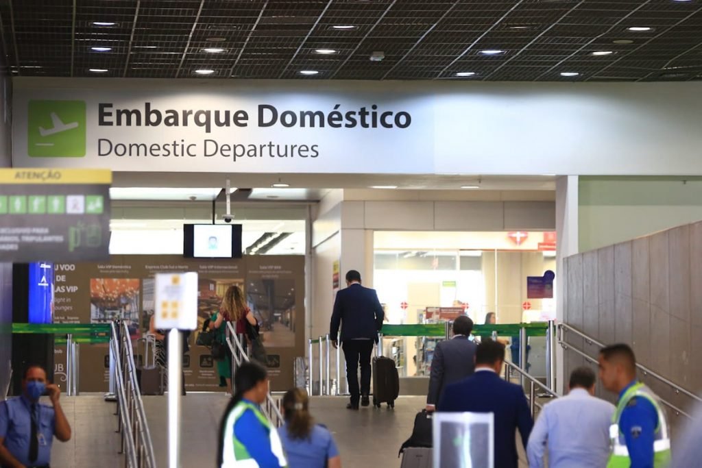 Saguão do aeroporto de Brasília