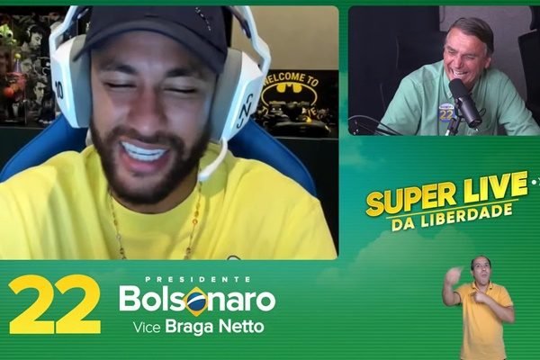 Bolsonaro e Neymar Jr. - Metrópoles