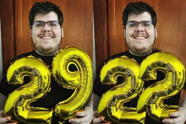 Foto de Casimiro com balões no formato do número 22, compartilhada por  Flavio Bolsonaro é fake - Radar Amazônico