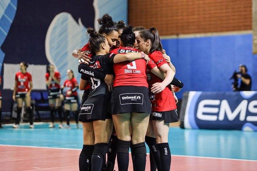 Sesi Vôlei Bauru vence o Pinheiros e sai na frente na final do Paulista  feminino - Na Nossa Rede