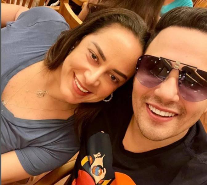 Foto colorida de Silvia Abravanel e Gustavo Moura - Metrópoles