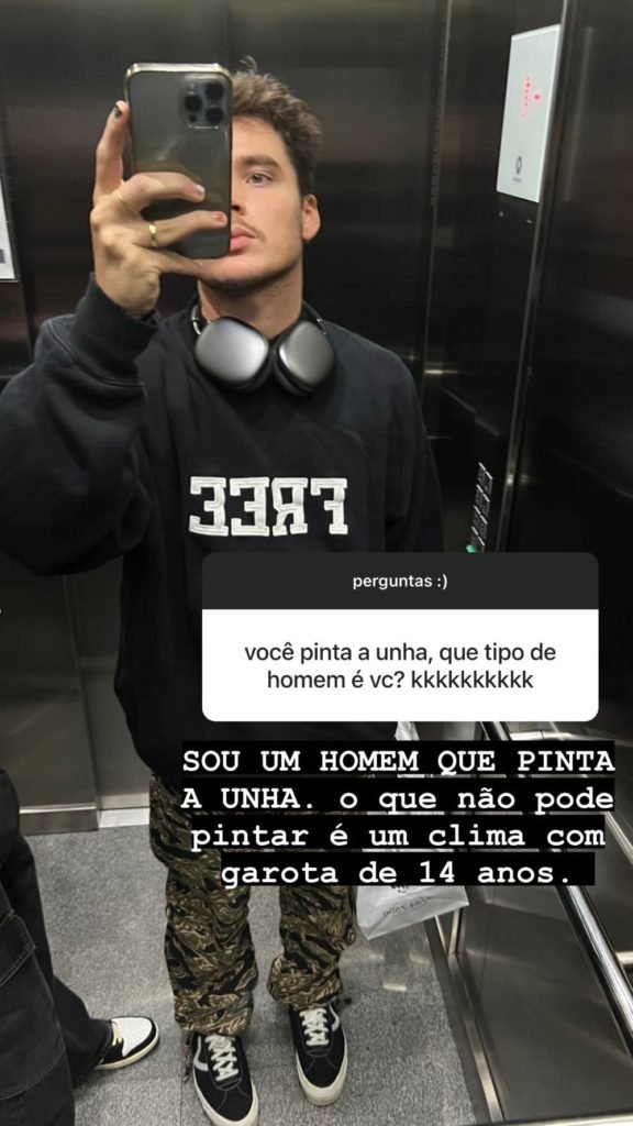Imagem dos Stories de João Figueiredo