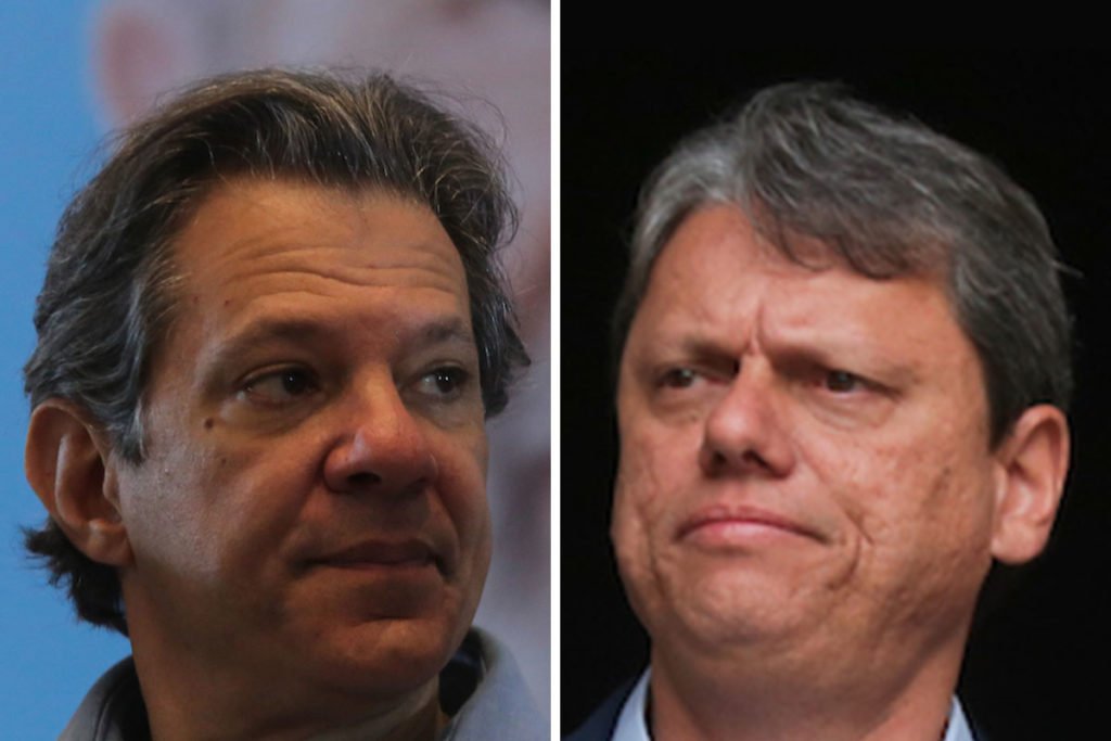 Ipec indica empate técnico em SP: Tarcísio tem 46%, e Haddad, 43