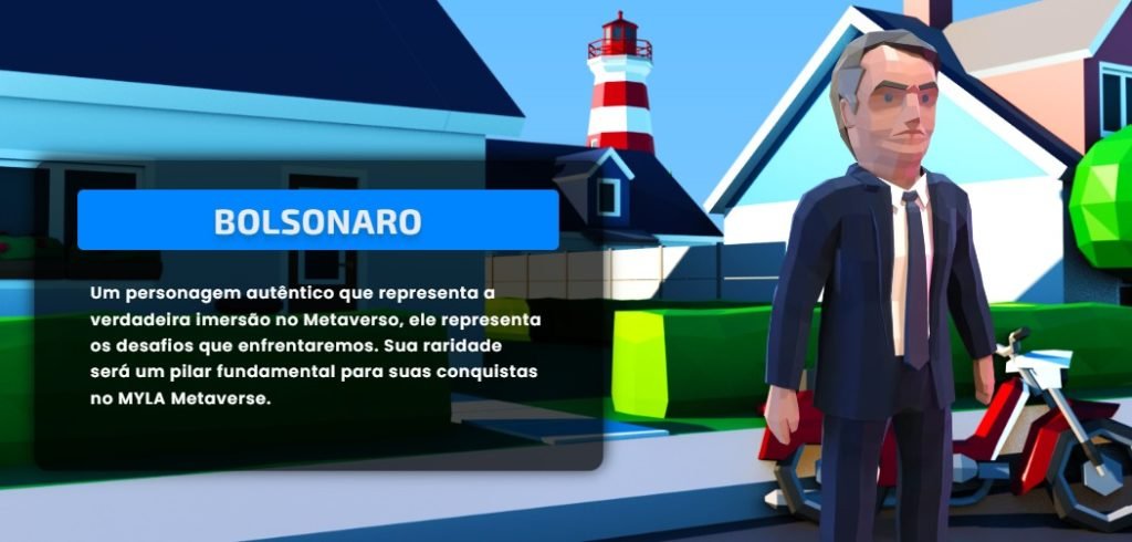 Personagem de metaverso cujo embaixador é Jair Renan Bolsonaro