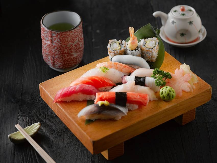 Jogo Jantar Sushi 12 Pçs Cerâmica Comida Japonesa 4 Pessoas