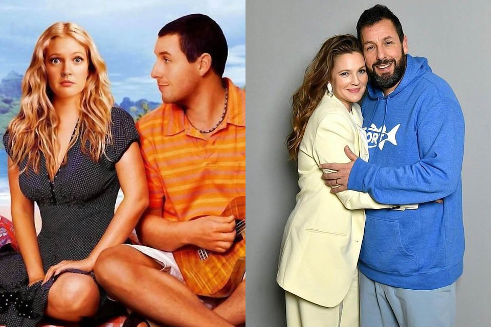 Drew Barrymore E Adam Sandler Se Reencontram Como Se Fosse A Vez Metr Poles